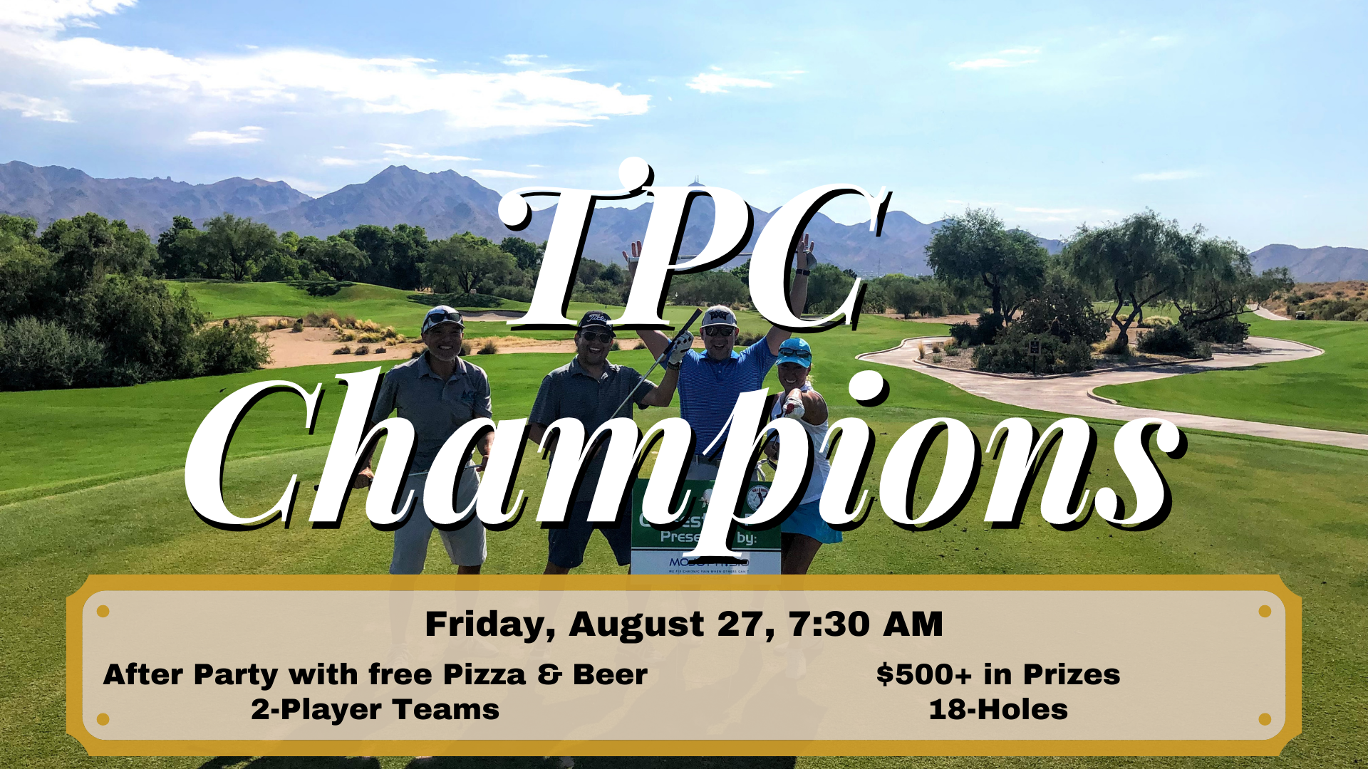 Golf & Grow tournament at TPC Champions course is a great way to meet great people and network for your business